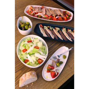 Revol Club Rectangular Plate White 360 x 150mm (Pack of 4)