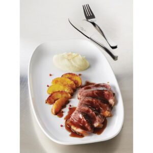 Revol Club Rectangular Plate White 360 x 210mm (Pack of 4)