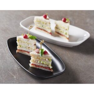 Revol Club Rectangular Plate Black 240mm (Pack of 6)