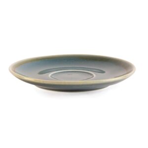 Olympia Kiln Cappuccino Saucer Ocean 140mm (Pack of 6)
