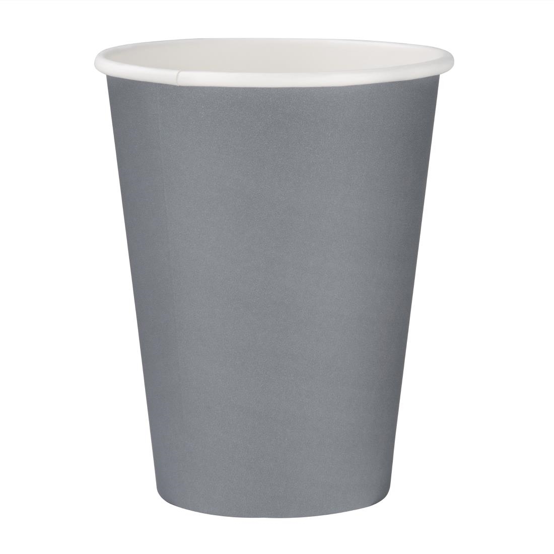 Fiesta Disposable Coffee Cups Single Wall Charcoal 340ml / 12oz (Pack of 50) - Image 5