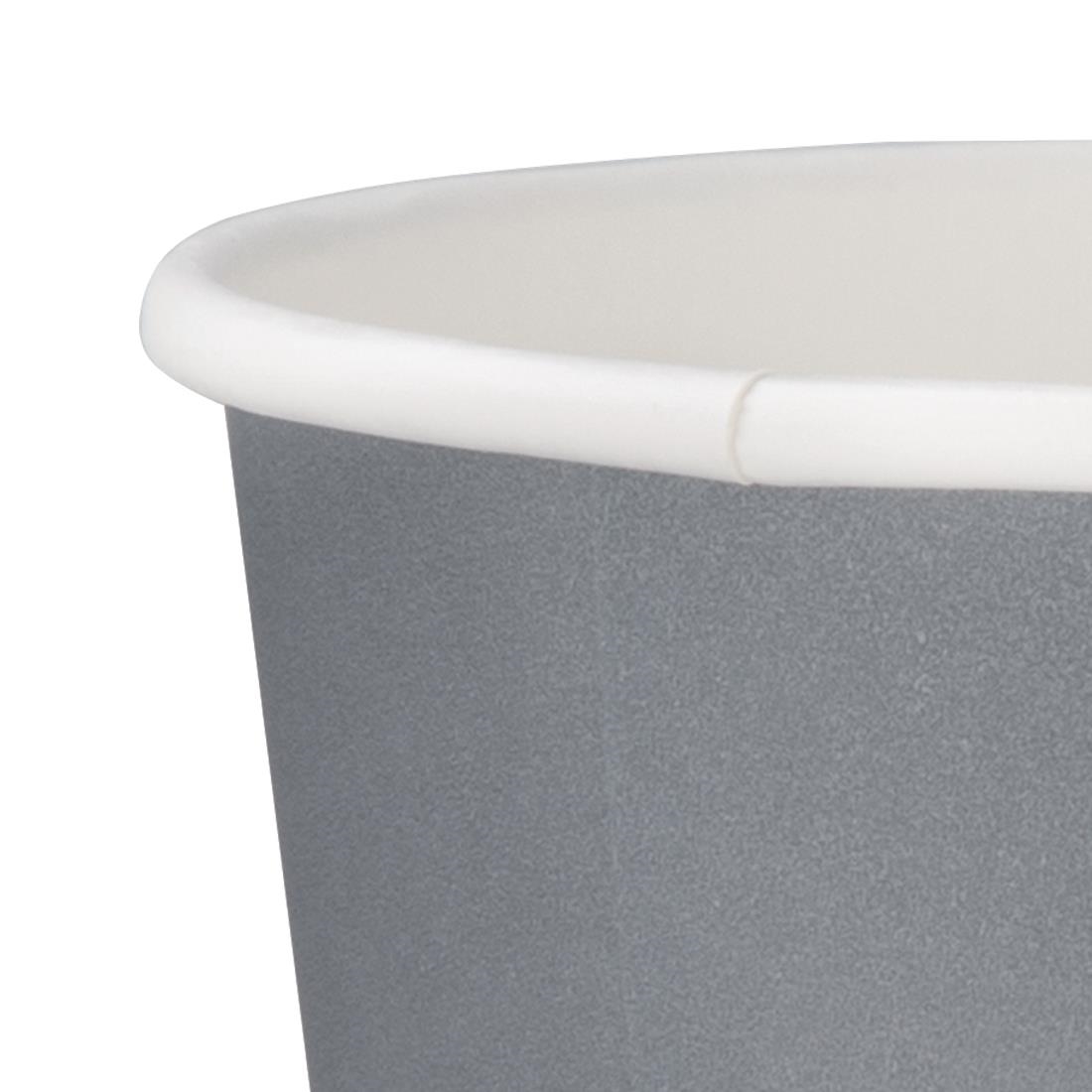 Fiesta Disposable Coffee Cups Single Wall Charcoal 340ml / 12oz (Pack of 1000) - Image 3