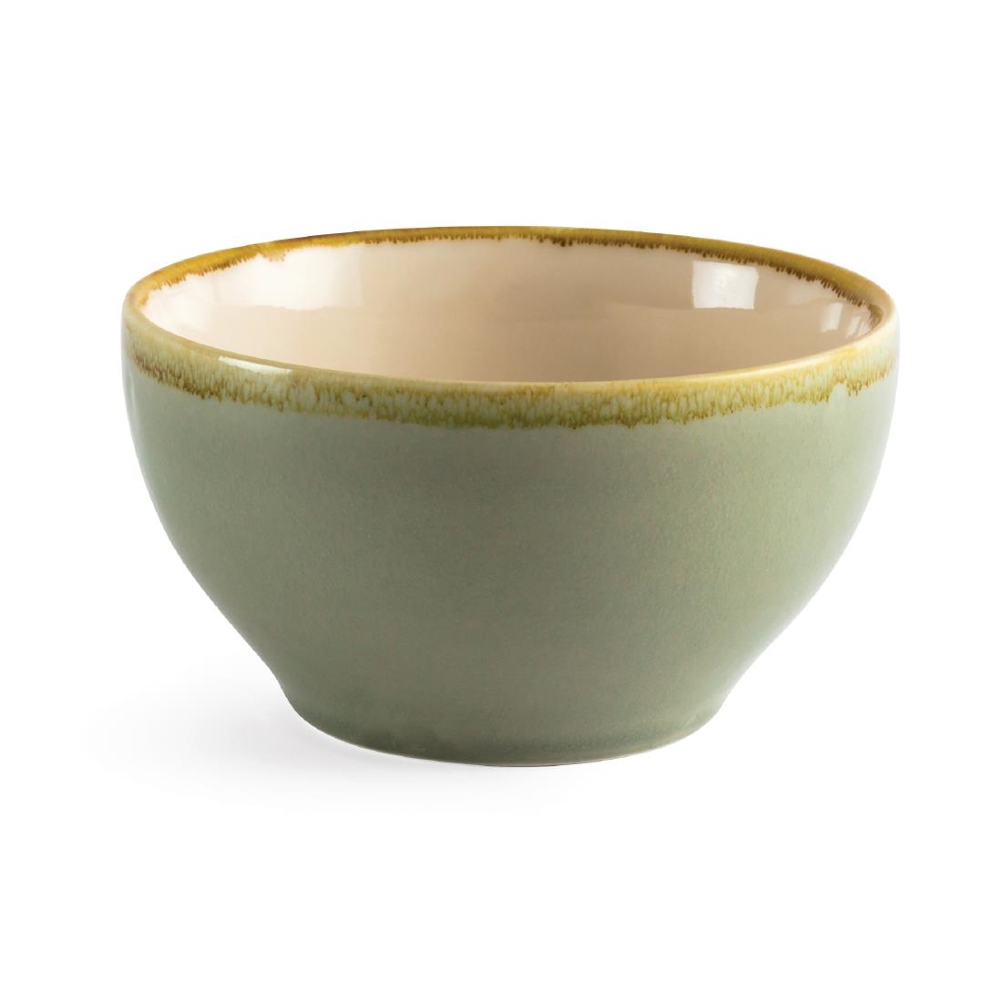 Olympia Kiln Round Bowl Moss 140mm (Pack of 6) - Image 4