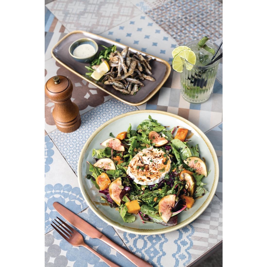 Olympia Kiln Round Plate Moss 280mm (Pack of 4) - Image 5