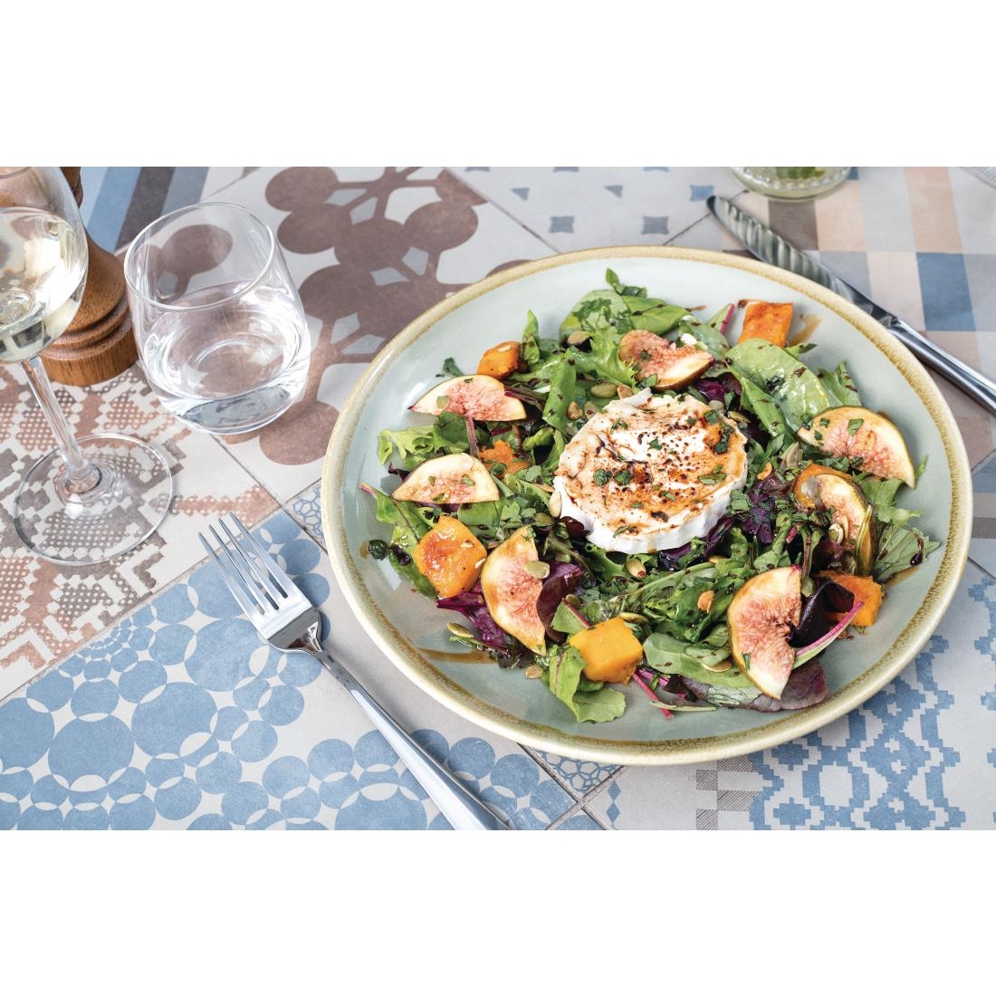 Olympia Kiln Round Plate Moss 280mm (Pack of 4) - Image 7