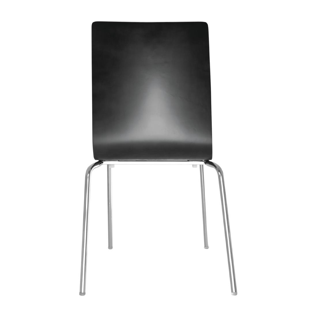 Bolero Black Square Back Side Chair (Pack of 4) - Image 3
