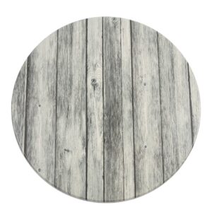 Werzalit Pre-drilled Round Table Top  Antique White 700mm