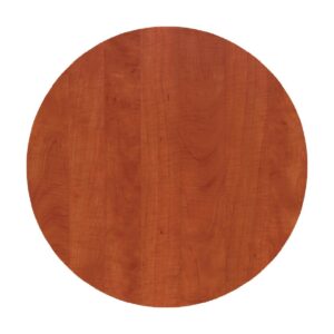 Werzalit Pre-drilled Round Table Top  Wild Pear Cognac 700mm