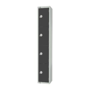 Elite Four Door Camlock Locker Graphite Grey