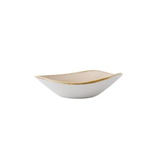Churchill Stonecast Triangle Bowl Nutmeg Cream 235mm (Pack of 12)