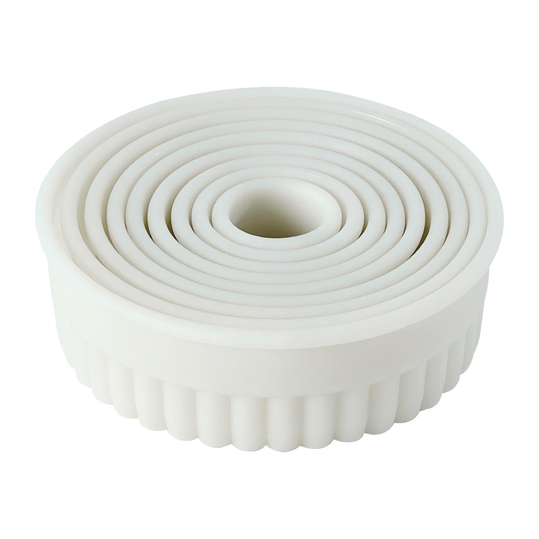 Schneider Serrated Round Pastry Cutters (Pack of 9)