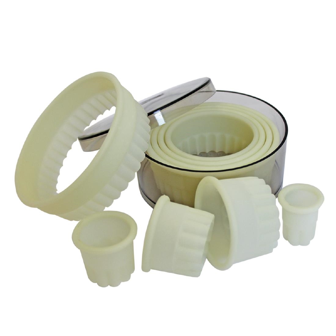 Schneider Serrated Round Pastry Cutters (Pack of 9) - Image 3