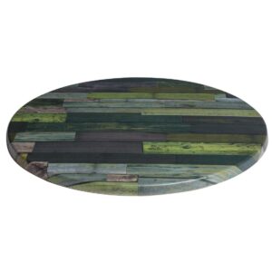 Werzalit Pre-drilled Round Table Top  Blanchas Green 700mm