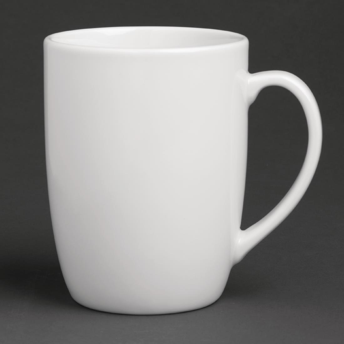 Royal Porcelain Classic White Mug 350ml (Pack of 12) - Image 5