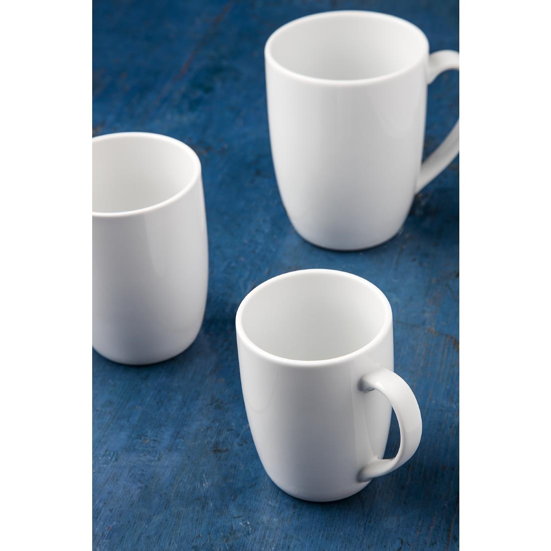 Royal Porcelain Classic White Mug 350ml (Pack of 12) - Image 2