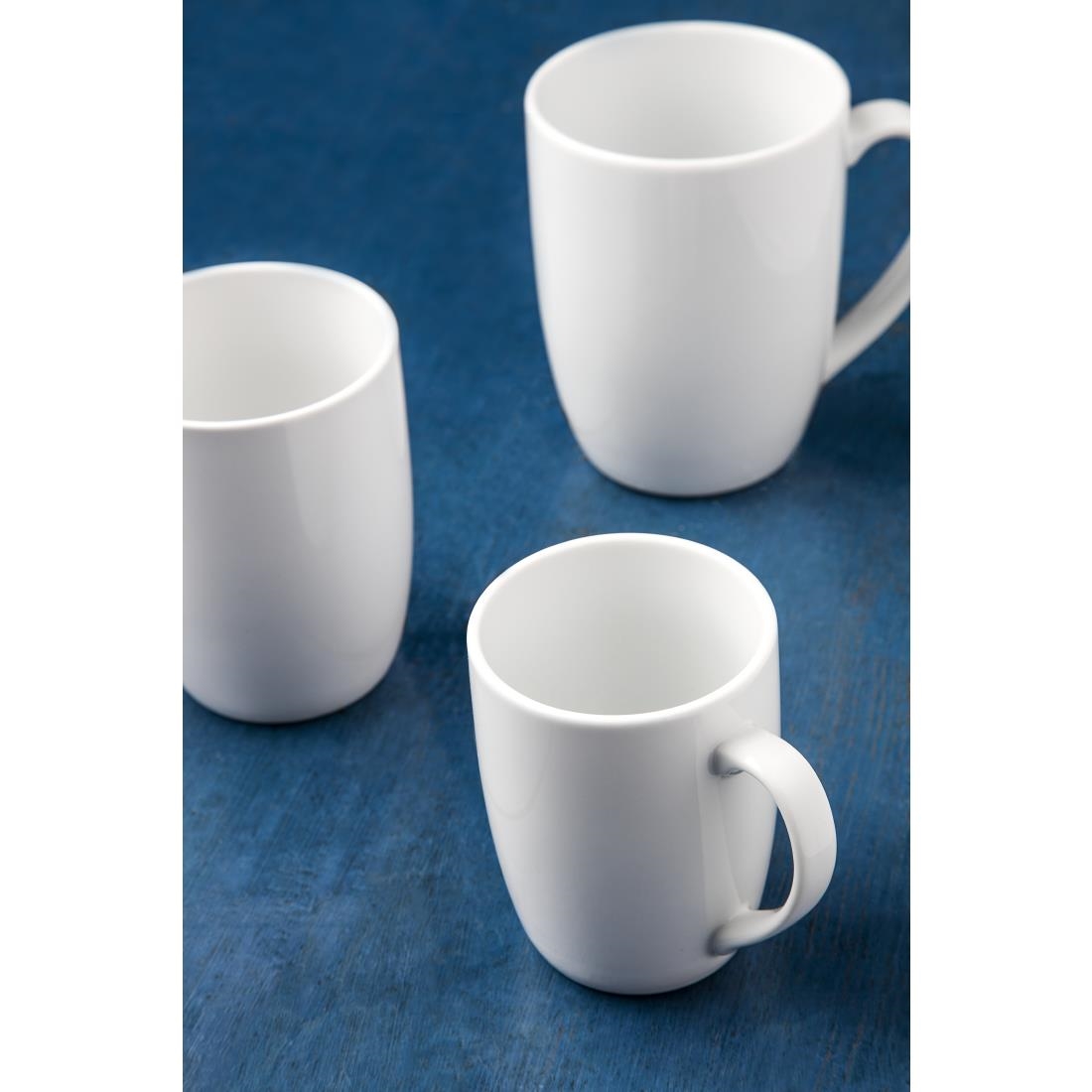 Royal Porcelain Classic White Mug 350ml (Pack of 12) - Image 4