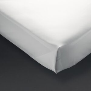 Mitre Comfort Cairo Flat Sheet White 180cm