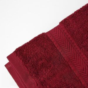 Mitre Essentials Nova Face Cloth Wine (Pack of 10)