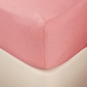 Mitre Essentials Temir Fitted Sheet Rosebud Single