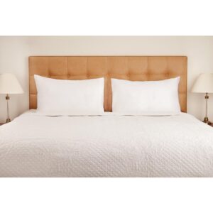 Mitre Luxury Chloe Quilted Bed Throw White Single