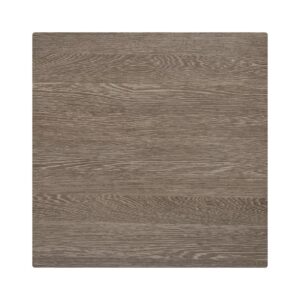 Bolero Pre-drilled Square Table Top Wenge Grain 600mm