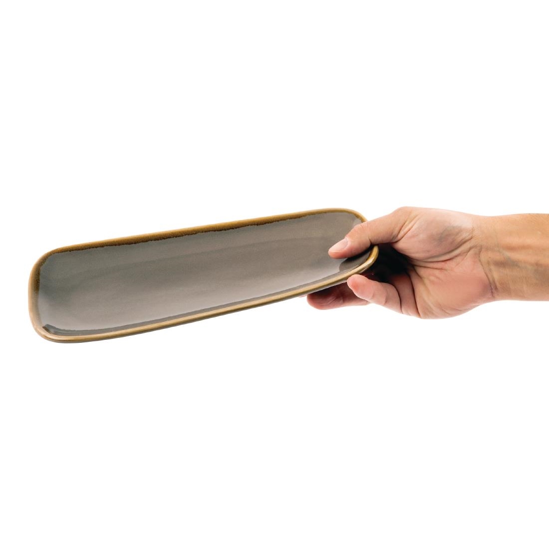 Olympia Kiln Platter Smoke 260mm (Pack of 6) - Image 3