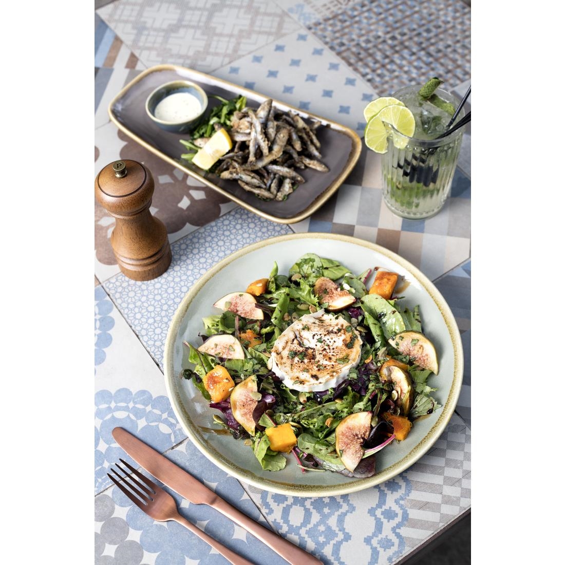Olympia Kiln Platter Smoke 260mm (Pack of 6) - Image 4