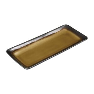 Olympia Nomi Rectangular Plate Yellow 245mm (Pack of 6)