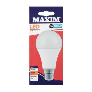 Maxim LED GLS Bayonet Cap Warm White 16W (Pack of 10)