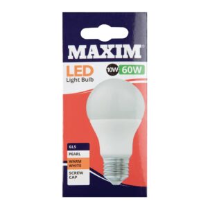 Maxim LED GLS Edison Screw Warm White 10W (Pack of 10)