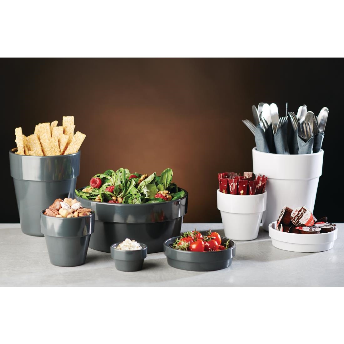 APS Flowerpot 120mm White