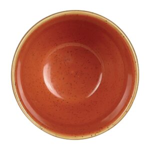 Churchill Stonecast Round Chip Mugs Spiced Orange Ripple 285ml (Pack of 12)