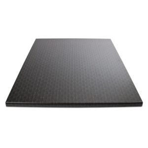 Werzalit Square 600mm Table Top Black Rattan