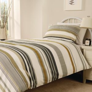 Mitre Essentials Madison Bedding Set Olive Double