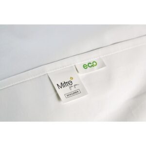 Eco Fitted Sheet White Single