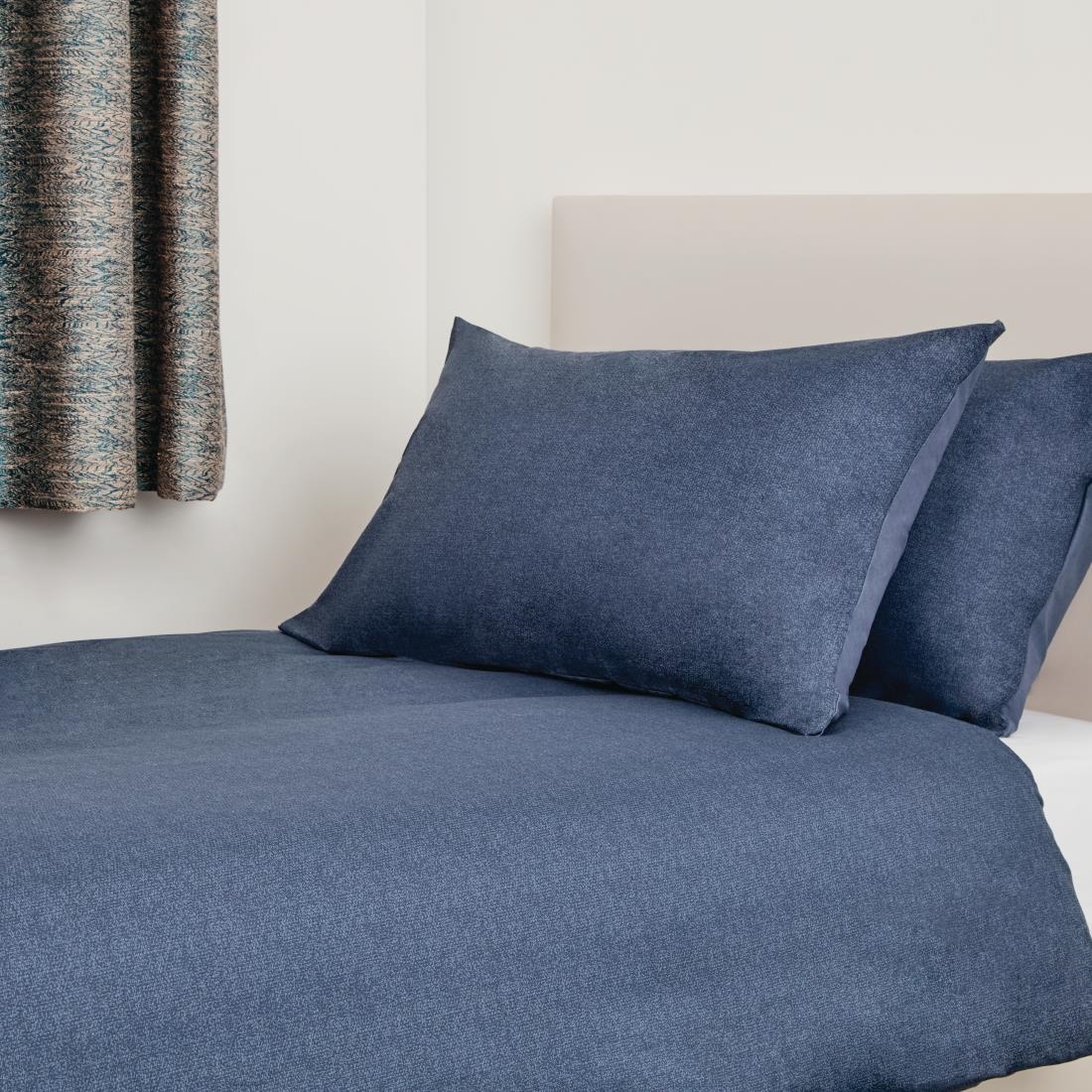 Mitre Essentials Opal Duvet Cover Navy Double - Image 3