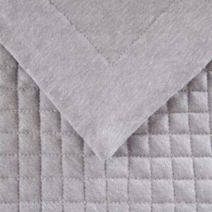 Mitre Essentials Quilted Waffle Runner Grey