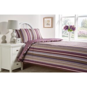 Mitre Essentials Fiorella Pillowcase Aubergine