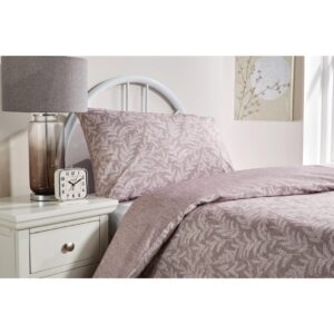 Mitre Essentials Fiorella Duvet Cover Taupe Single