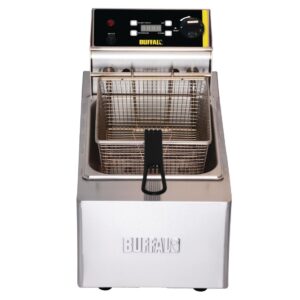 Buffalo Heavy Duty Single Tank Single Basket Countertop Electric Fryer 2.8kW