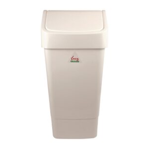 SYR Polypropylene Swing Bin White 50Ltr