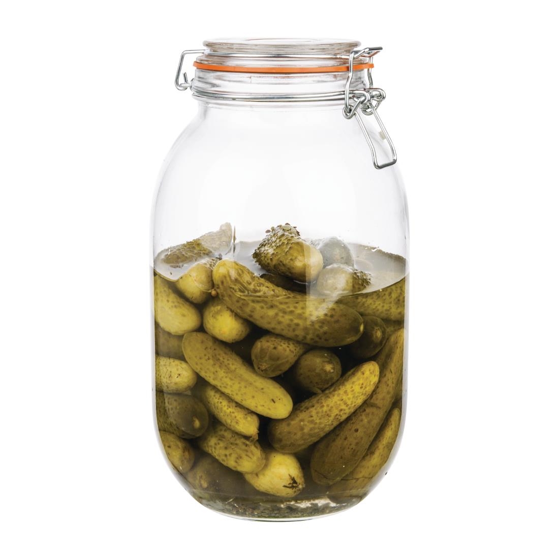 Vogue Clip Top Preserve Jar 3000ml - Image 5