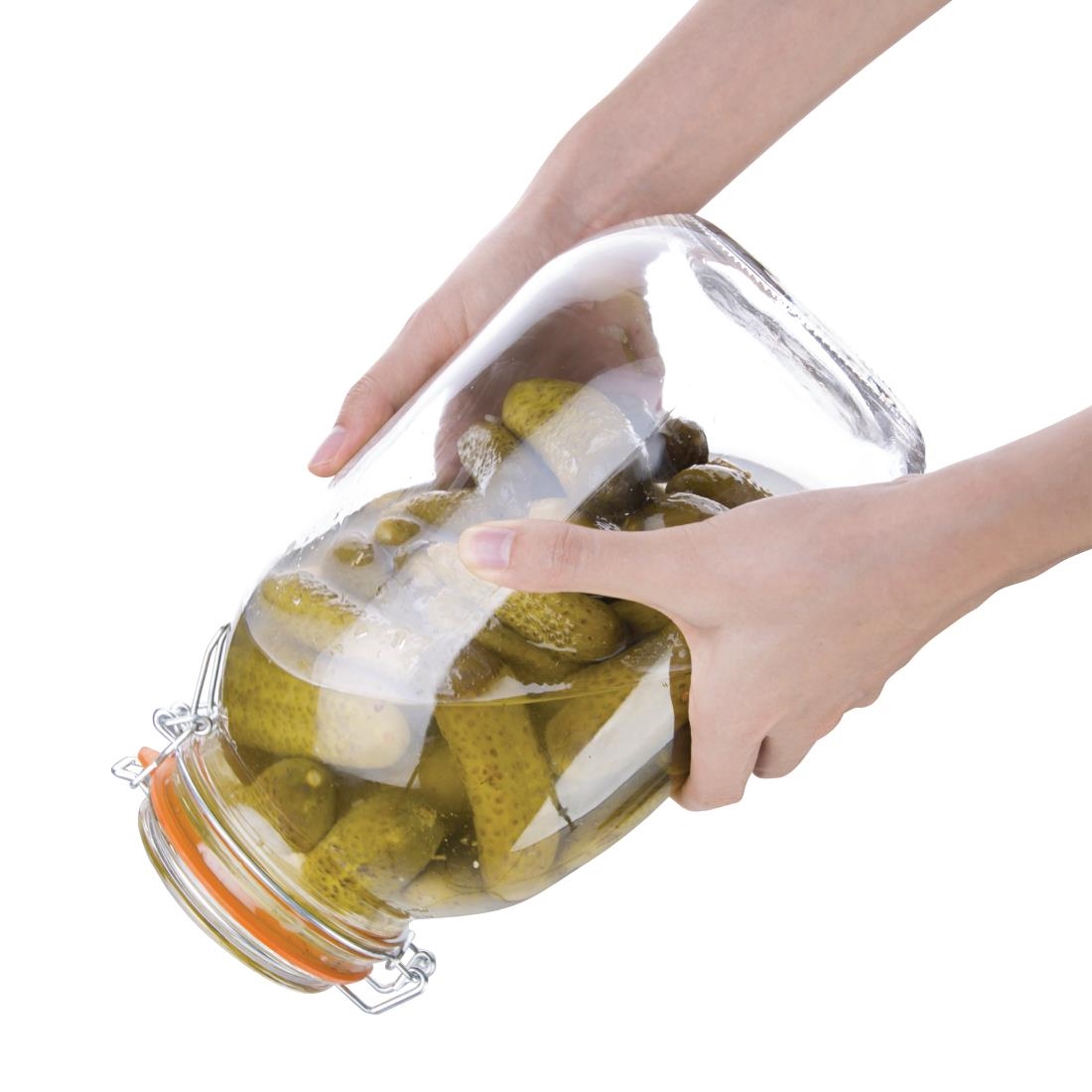 Vogue Clip Top Preserve Jar 3000ml - Image 6