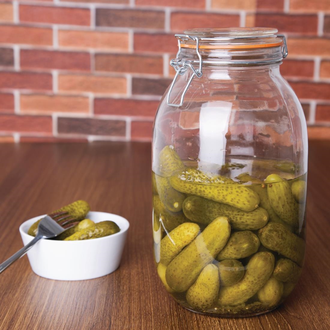 Vogue Clip Top Preserve Jar 3000ml - Image 7