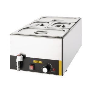 Buffalo Bain Marie with Tap and Pans