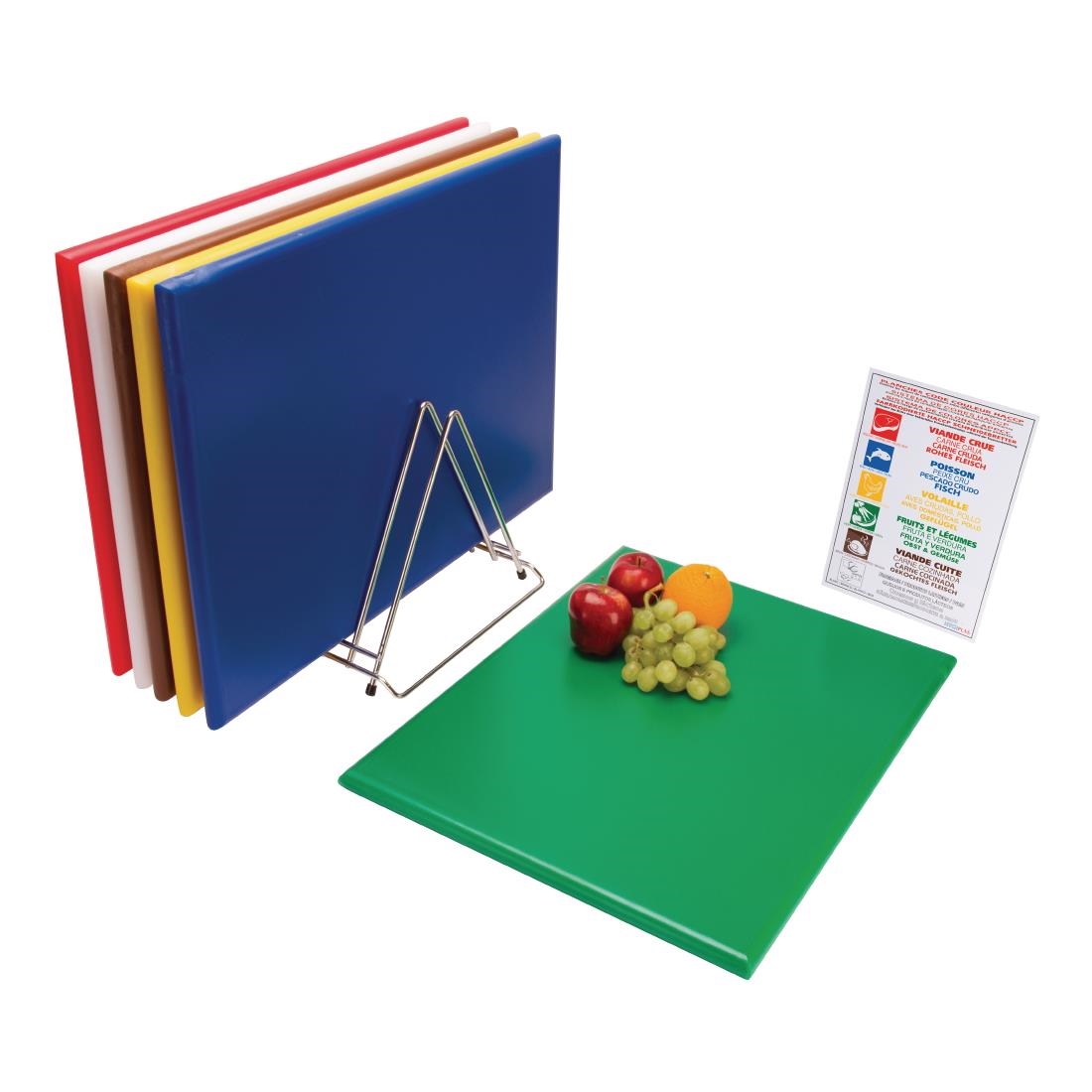 Hygiplas High Density Chopping Board Set Extra Large