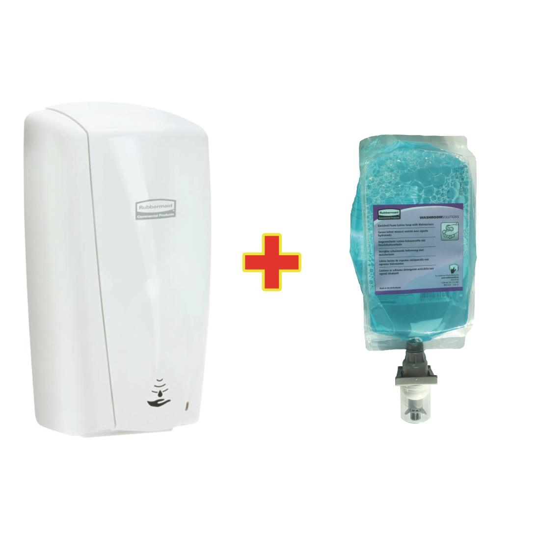 Special Offer Rubbermaid AutoFoam Dispenser and 4 Perfumed Foam Hand Soaps 1.1Ltr - Image 6