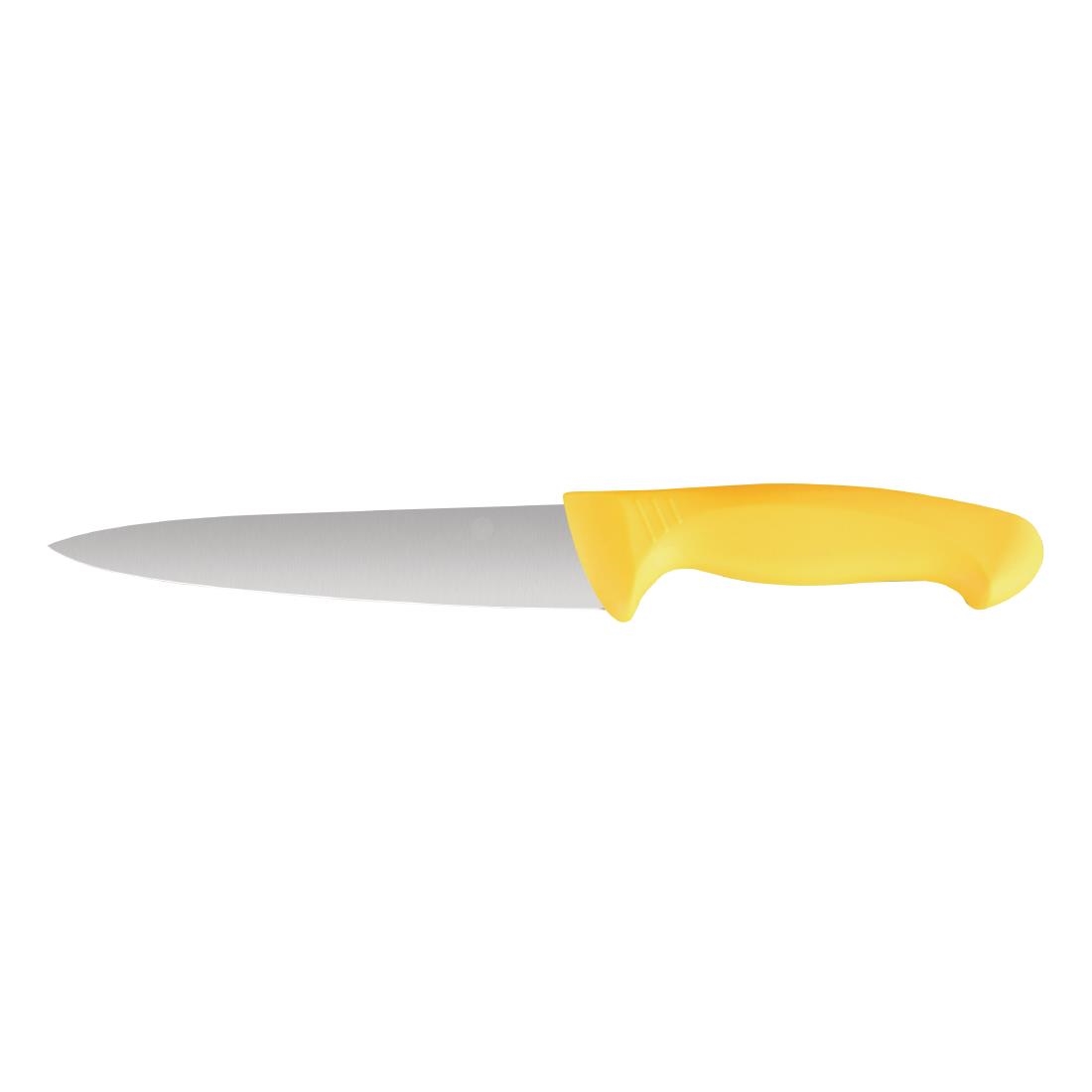 Vogue Yellow Handle 6 Piece Knife Set with Wallet - Image 2