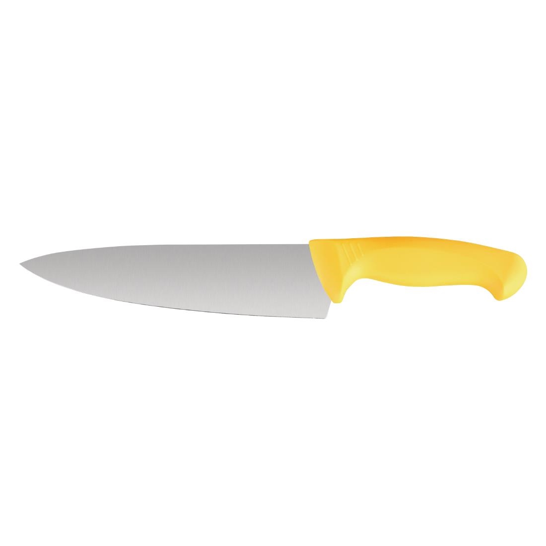 Vogue Yellow Handle 6 Piece Knife Set with Wallet - Image 5