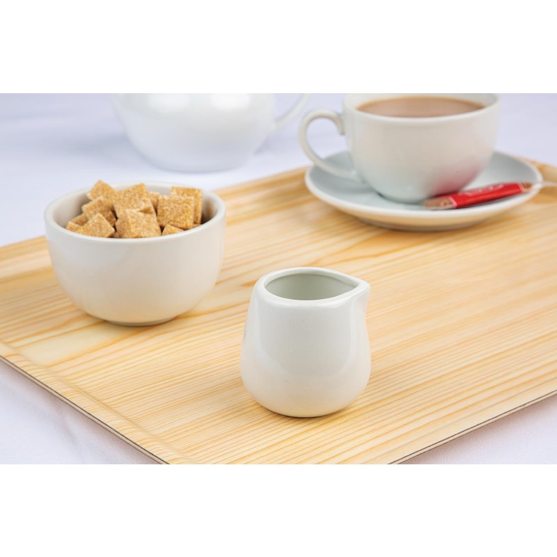 Bulk Buy Olympia Whiteware Cream and Milk Jugs 85ml 3oz (Pack of 24) - Image 5